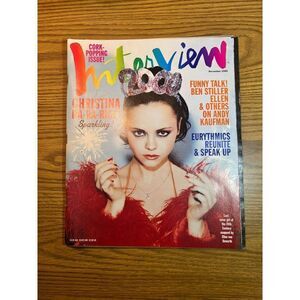 Christina Ricci December 1999 Andy Warhol's Interview magazine